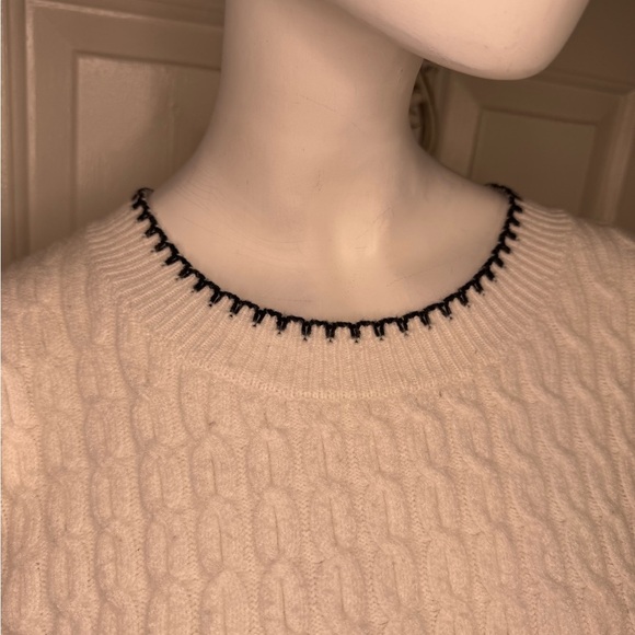 Evolutionary Flutter Sleeve Knit Sweater Crop Top Size XL. - Picture 5 of 10